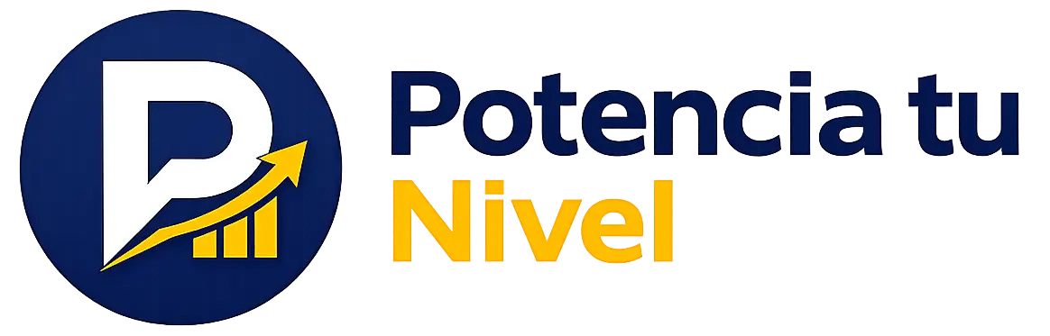 logotipo potencia tu nivel horizontal