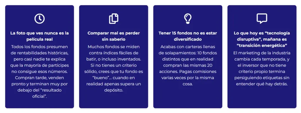 Errores comunes al invertir en fondos: comisiones ocultas y falsa diversificación
