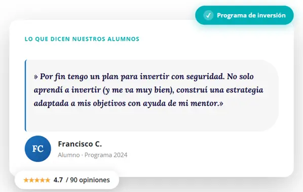 Testimonio del Programa de Inversión de Economipedia